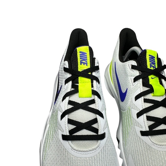 Nike Precision V \'White Barely Volt\' 2021 Men\'s Basketball Shoes Size 10.5 Multi main image 4